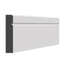 Primed MDF Chamfered & Single 'V' Groove Architrave 18 x 68mm (4.4m Length)