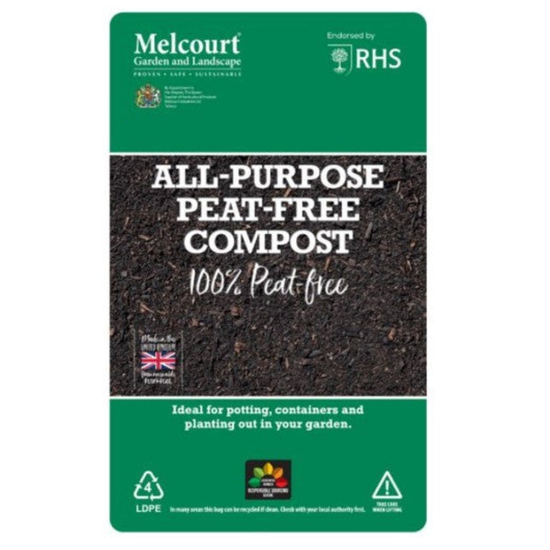 Melcourt All Purpose Peat Free Compost 40ltr