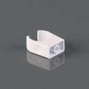 Overflow Snap On Pipe Clip 21.5mm White
