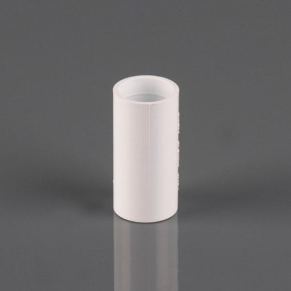 Overflow Straight Coupler 21.5mm White