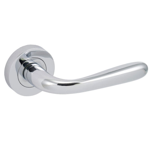 Perla Lever On Round Rose Door Handle