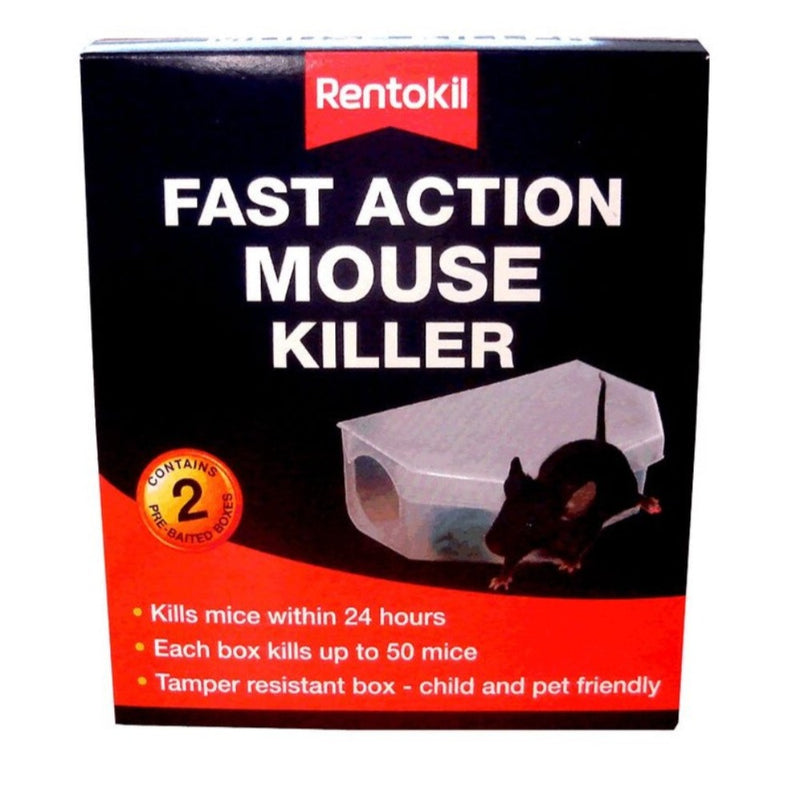 Rentokil Fast Action Mouse Killer 2pk