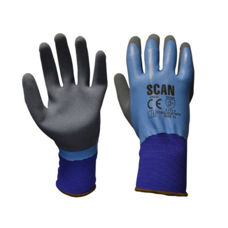 Scan Waterproof Latex Gloves