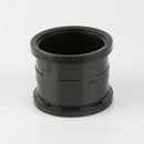 110mm Double Socket Soil Coupler Black