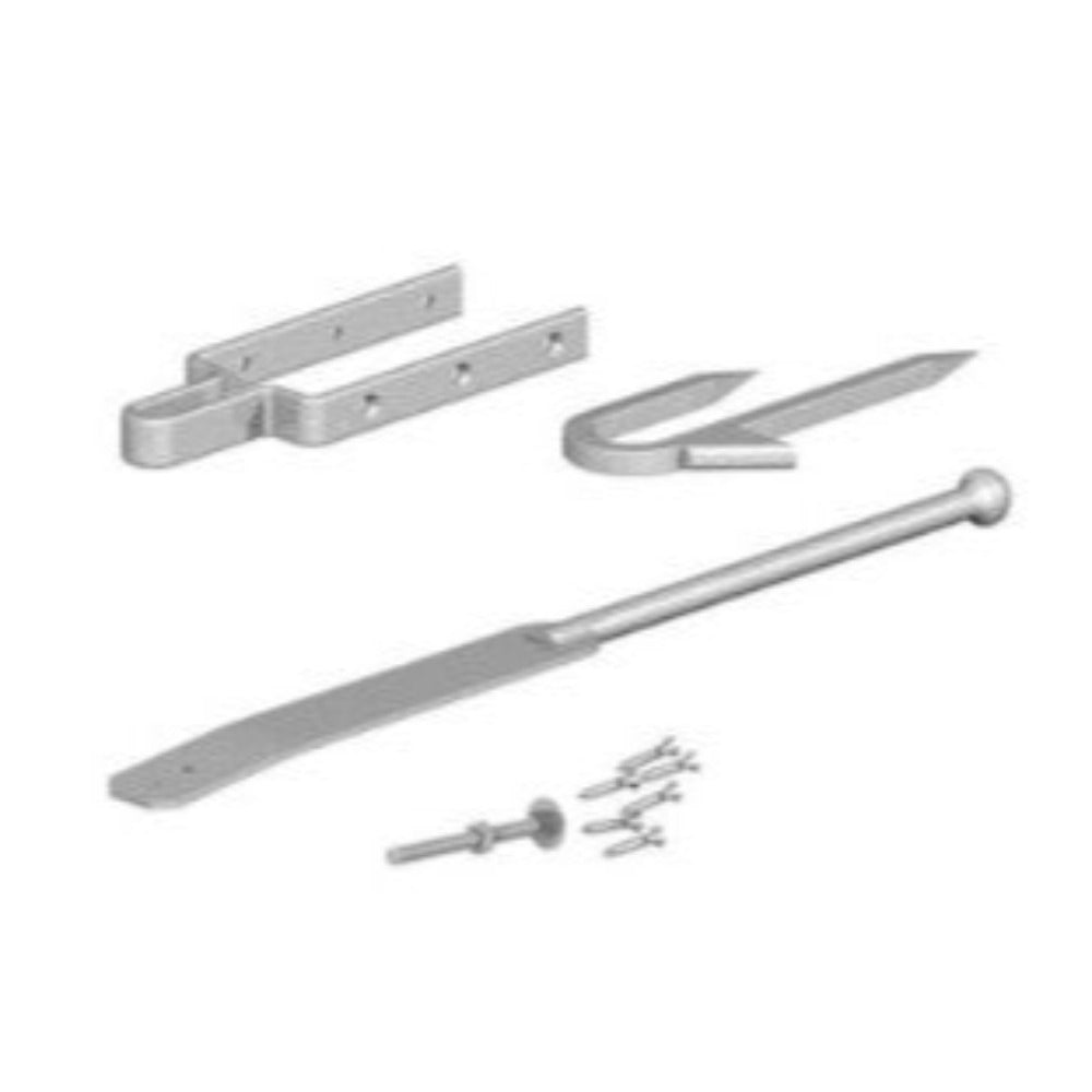 Galvanised Spring Fastener Set With Staple Catch