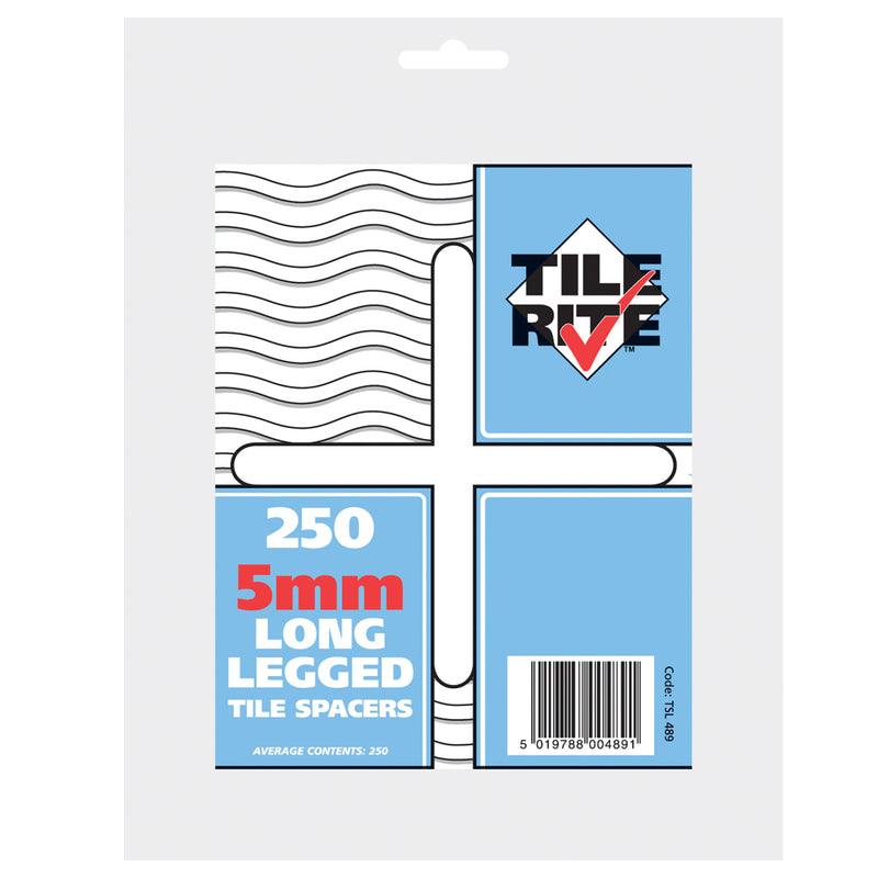 TileRite 5mm Tile Spacers - 250qty