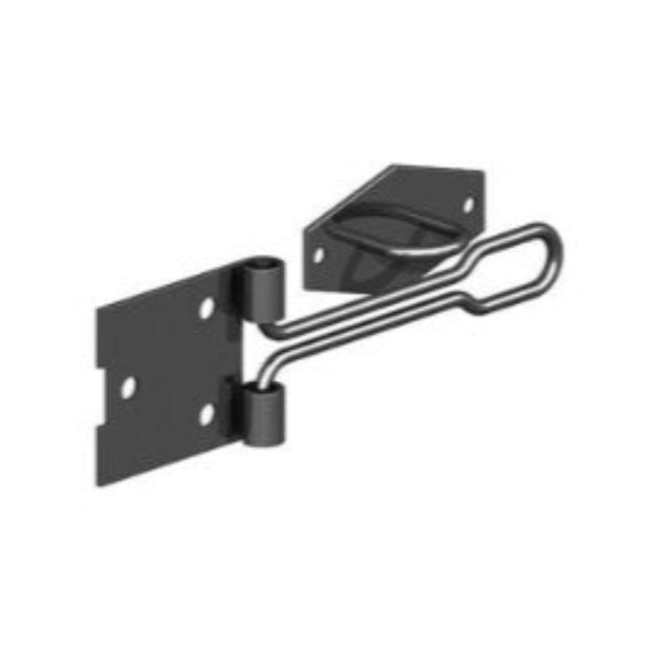 Epoxy Black Wire Hasp & Staple