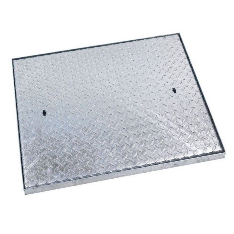 Solid Top Manhole Cover and Frame 600 x 450mm 44t